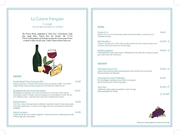 Blueline - The Promenade menu 