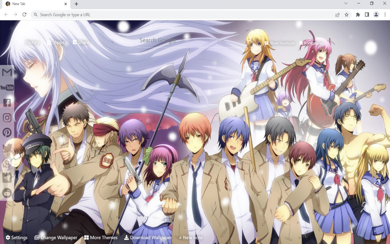 Anime Wallpaper HD New Tab Preview image 3