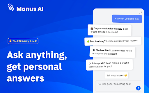 Manus AI | Free AI Assistant