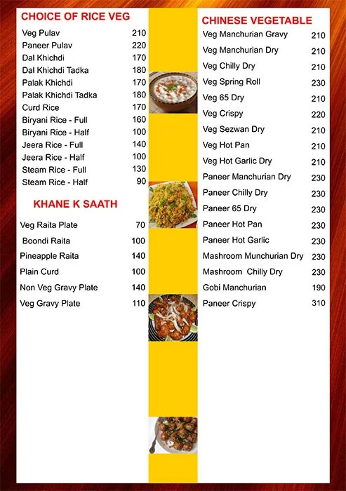 Aishwarya Biryani House menu 