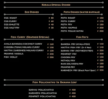 Keraabian Spices Kerala Delivery Kitchen menu 