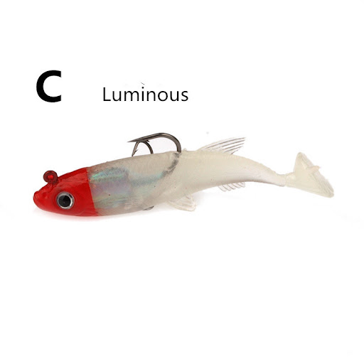 Title 2, 8CM 14g Lead Fish Fishing Lure Five Colors Opti...