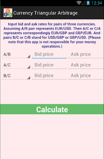 Currency Triangular Arbitrage