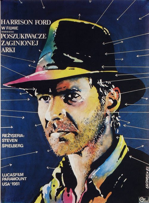 Polski plakat filmu Poszukiwacze zaginionej arki