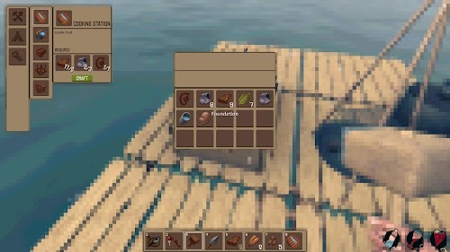 Android application Raft Pixel Survival screenshort