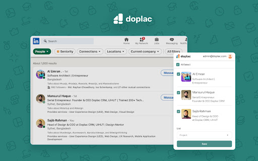 Doplac Extension screenshot 2