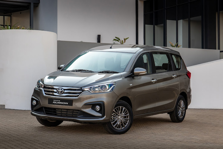 Toyota's all-new compact MPV is based on the Suzuki Ertiga. Picture: SUPPLIED