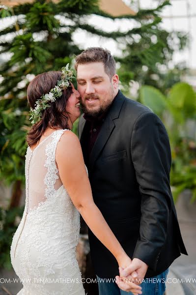 Wedding photographer Tyna Mathews (tynamathews). Photo of 9 May 2019