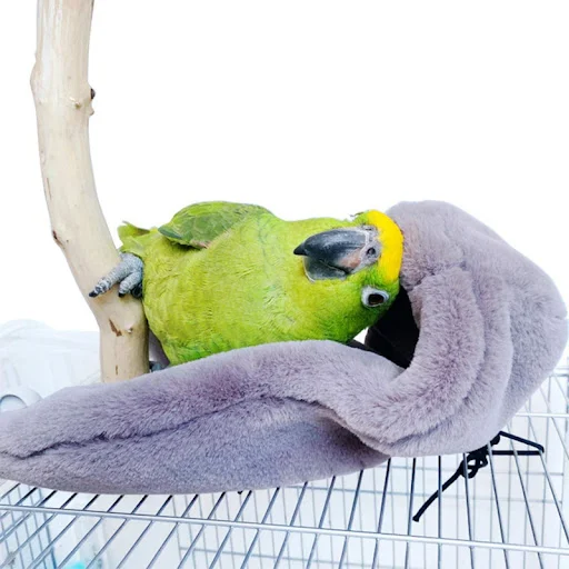 Bird's Nest Winter Warm Comfort Corner Parrot Blanket Small Animal Hanging Tent Cage Household Decoration Pet Accessorie