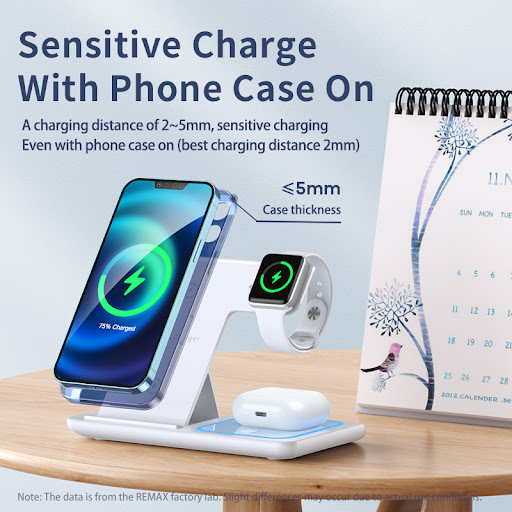 Title 3, All in One Wireless Charger Phone Watch Headset...
