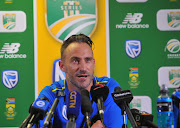 Faf du Plessis during his pre-match press conference on January 23 2020. 