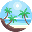 Beaches Background Tab Theme