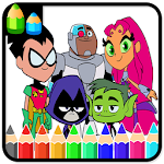 Cover Image of डाउनलोड Coloring Book For Teen-Titan 1.0 APK