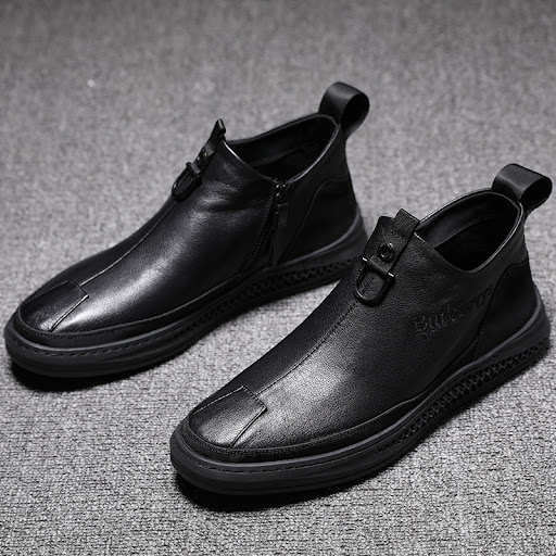 Title 1, Mens casual leather shoes Comfortable and styl...