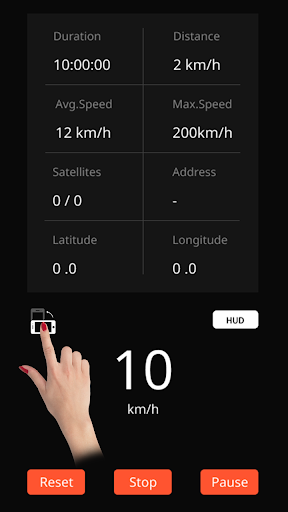 Screenshot GPS Speedometer - HUD Odometer