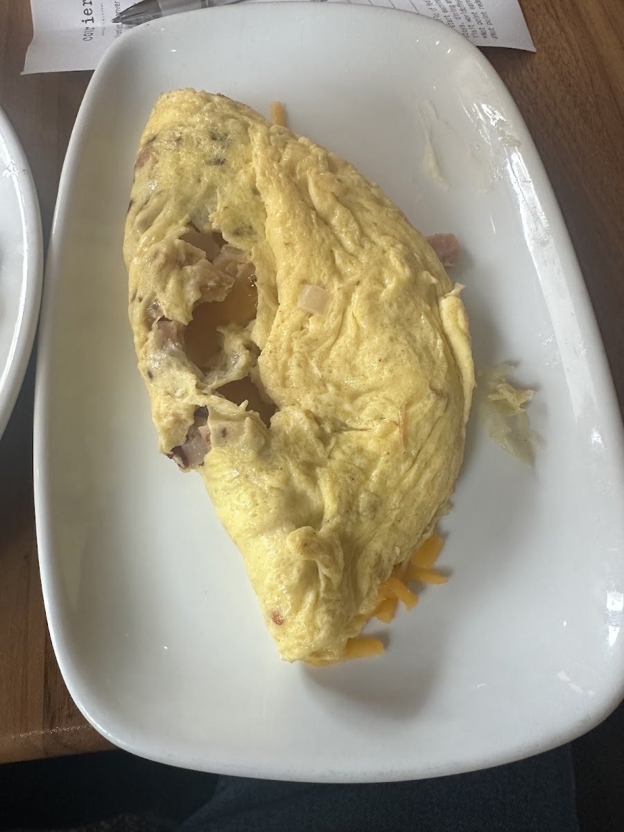 Made to order omelette