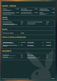 Playboy Beer Garden menu 8