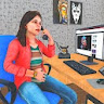 Pregnant Mother Office Life 3D icon