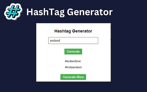 Hashtag Generator