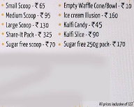 Apsara Ice Creams menu 5