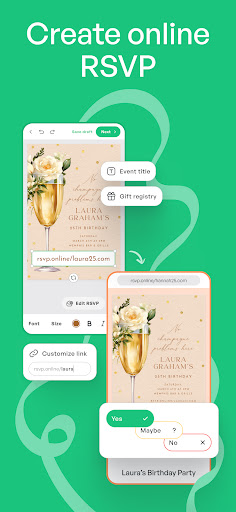 Invitation Maker: Cards & RSVP screenshot #3