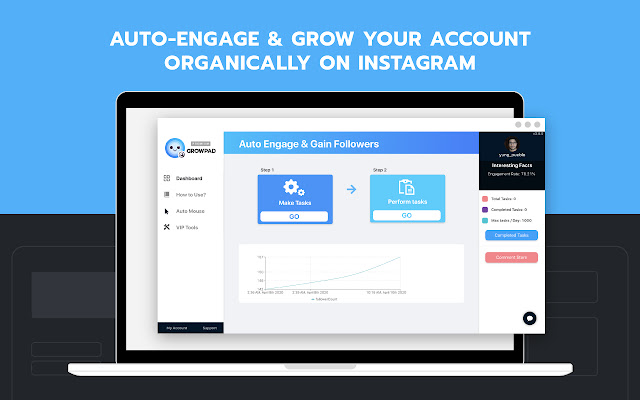 GrowPad - Organic Instagram Automation