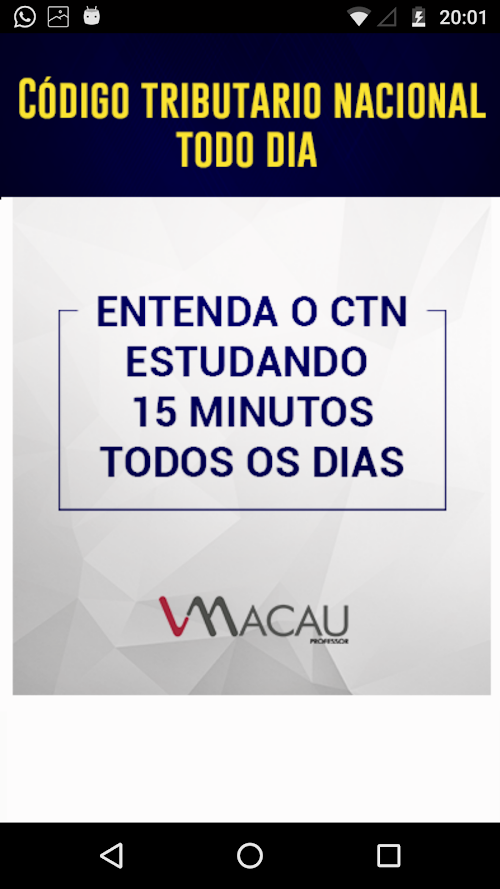 Android application CTN Todos os dias screenshort