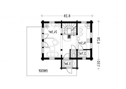 L-118 - Rzut parteru