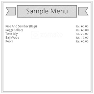 Hotel Sri Annapoorneswari menu 2