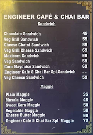 Engineer Cafe & Chai Bar menu 4