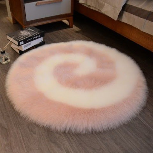 Title 2, Light luxury style cute cartoon plush carpet, s...