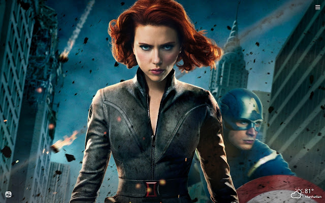 Black Widow HD Wallpapers New Tab Theme