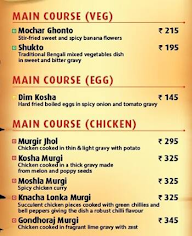 Koshe Kosha-Behala menu 8