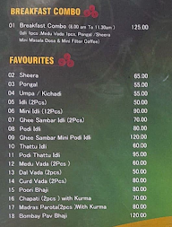 Dosa Plaza menu 2