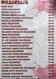 Milkshake Blenders menu 2