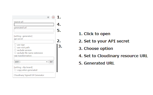 Cloudinary Signed Url Generator