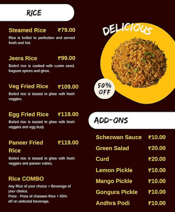 Auli - As You Like It Foods menu 