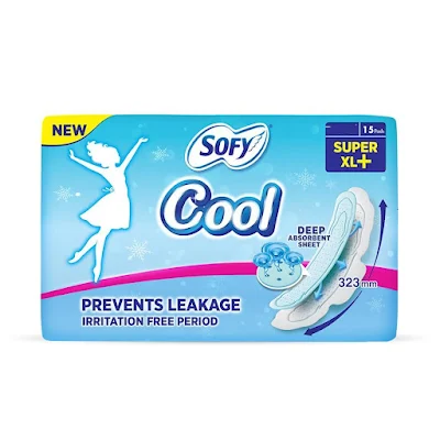 Sofy Sanitary Pads - Cool Super Xl+ - 15 pcs