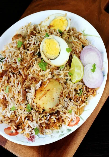 Ucknow Egg Dum Biryani