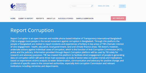 Report Corruption TIB