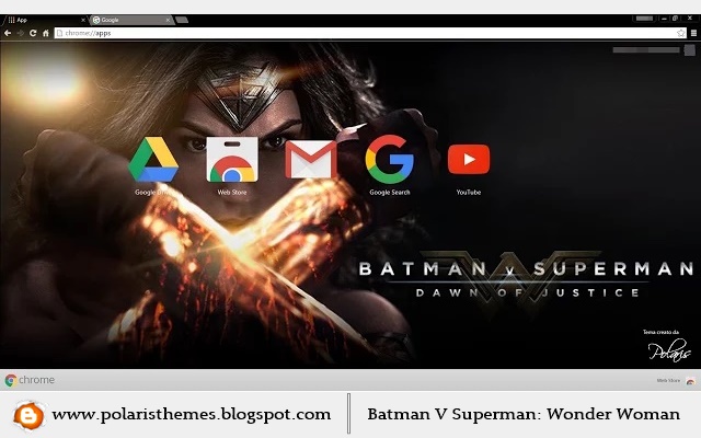 Batman V Superman: Wonder Woman chrome extension