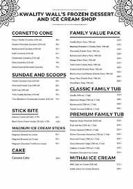 The Ice Cream Company menu 1