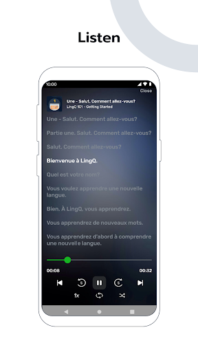 Screenshot LingQ - Learn French