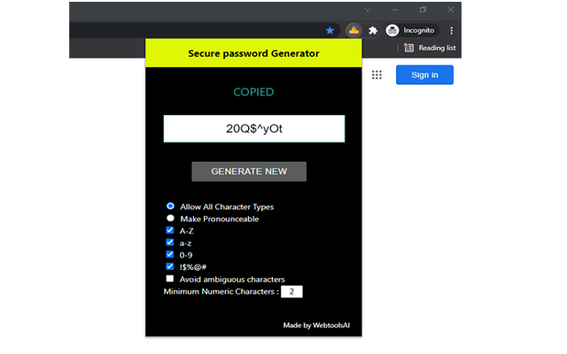 Secure Password Generator Preview image 1