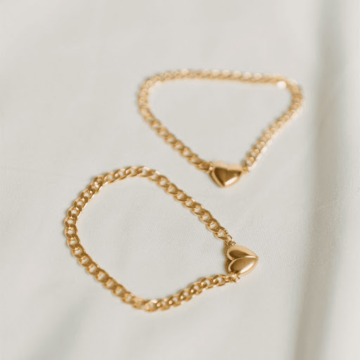 Title 3, Stainless Steel Magnetic Buckle Heart Clavicle ...