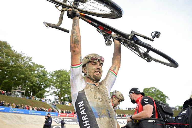 Colbrelli noemt 2021 zijn jaar nadat hij na EK ook in Roubaix wint: "Ik volgde Van der Poel en reed een supersprint"