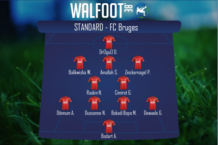 Composition Standard | Standard - FC Bruges (18/09/2022)