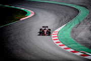 Sebastian Vettel testing the Ferrari SF90 at Circuit de Catalunya