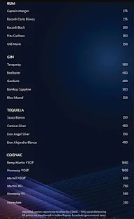 Evviva Sky Lounge - Crowne Plaza Pune City Centre menu 3