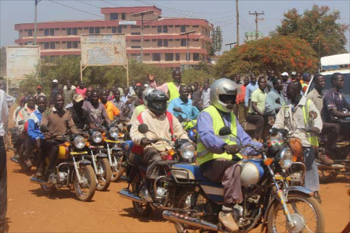 boda boda operators in Busia.